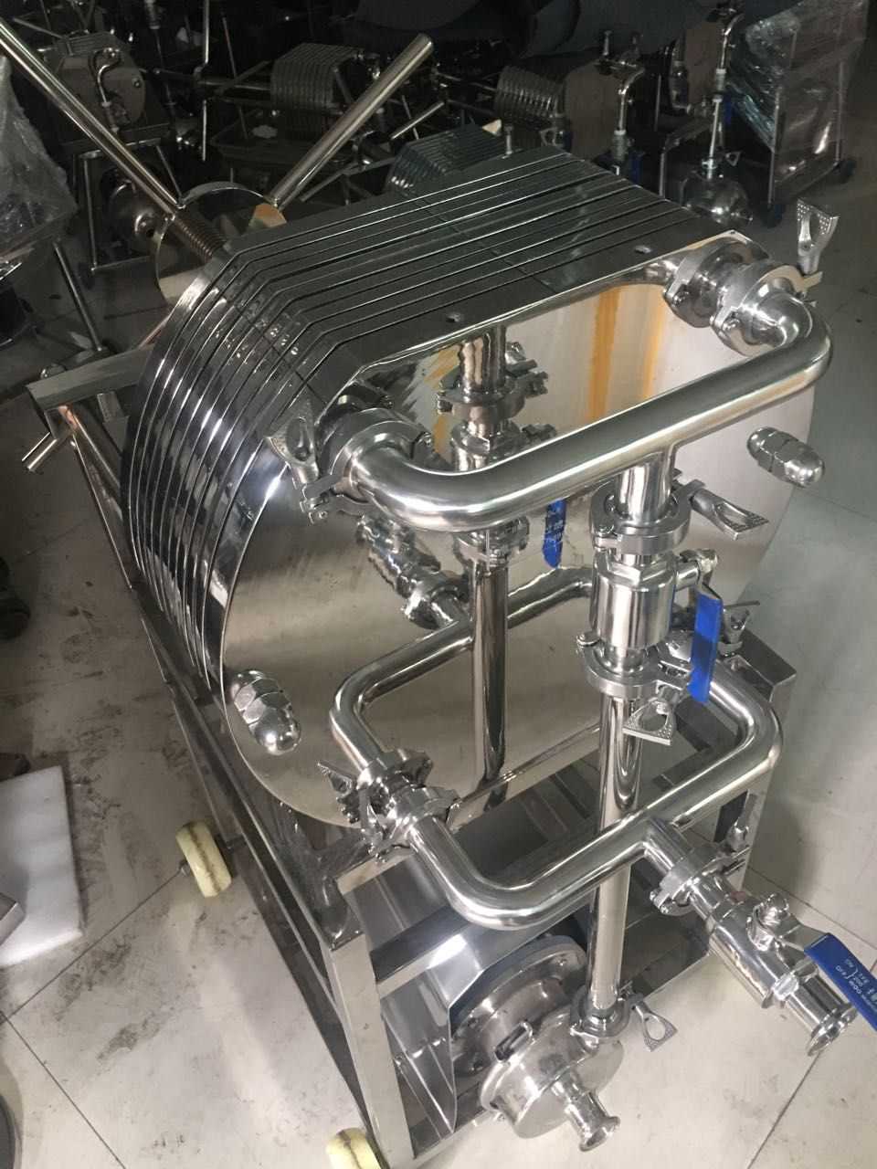 實驗型不銹鋼壓濾機圖片